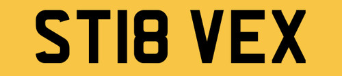 Steve steven number plate - steve,