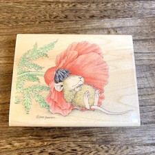 Stampabilities House Mouse Poppy Cot HMJR1099 New Unused