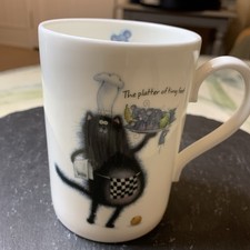 Rob Scotton Portmeirion Splat The Cat Mug. The platter of tiny feet. 