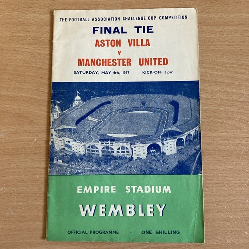 1957 cup final programme - 1957,