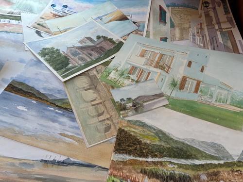 Job lot unframed - job, of