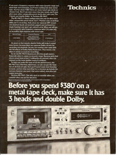 1980 Technics RS-M63 Vintage