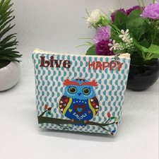 Owl Pattern Coin Pouch Purse