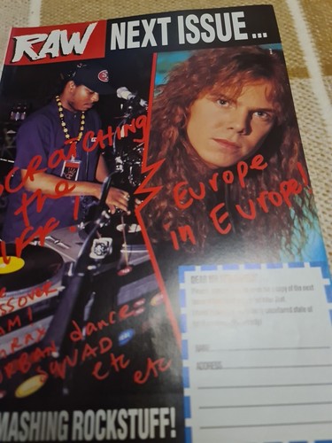 Vintage joey tempest - joey, europe