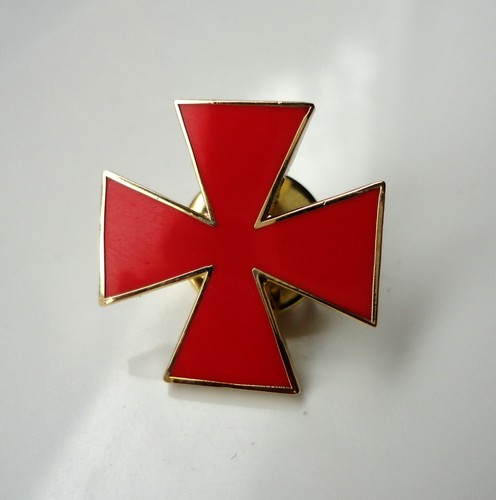 Knights templar red maltese - knights,