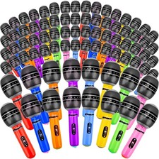 80 Pack Inflatable Microphones