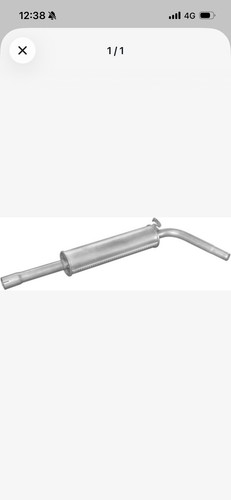 Centre silencer for polo - silencer,