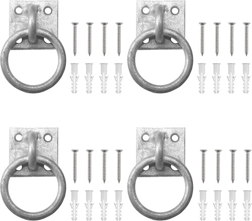 4pcs tie rings for - tie, horses,
