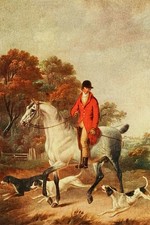 361151 Horse Fox Hunting Scene