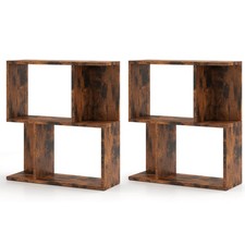 2 PCS 3-Tier Bookshelf