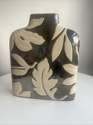 Contemporary ceramic leaf - ceramic,
