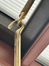 Traditional wooden handled brass effect skylight window opening pole