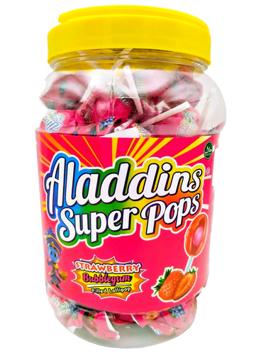Lollipops bubblegum centre - lollipops,
