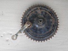 Triumph 500 650 unit pre unit ?? QD type rear sprocket + brake plate assy USED