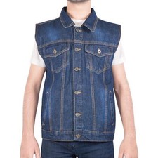 Mens Denim Jacket Sleeveless
