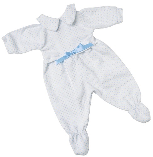 Boy dolls blue spotty babygrow - dolls,