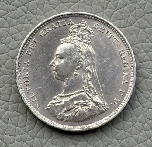 1887 victorian shilling - victorian,