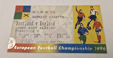 TICKET STUB-SCOTLAND V ENGLAND- EURO 96-WEMBLEY- JUNE 1996