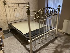 Antique Possible Victorian Double Bed Nice Condition Sprung Base