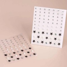 Stars Face Eye Gems Jewels for Women Hair Body Face Eye Self Adhesive Gems Pear