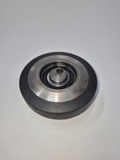 Commercial laundry machines. ADC 4.4" Retaining wheel assembly. WFR180029