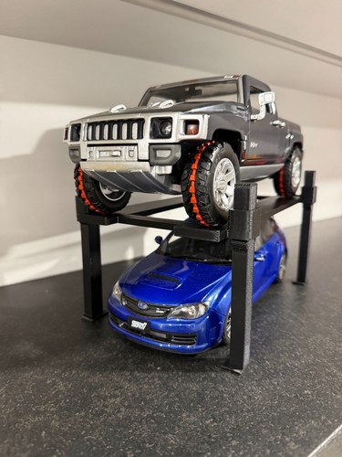 Double two car lift ramp - double,