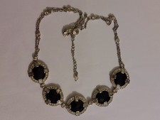 MONET Black And Silver  Choker