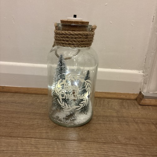 Led christmas jar light - christmas,