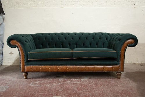 Seater chesterfield emerald - 3,