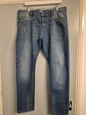Mens Hugo Boss jeans W36 Leg 32 blue