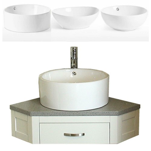 Bathroom vanity painted corner - vanity,