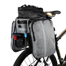 20L Waterproof Bike Pannier Bag Cycling Bicycle Touring Trunk Pouch Rear Rack