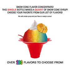 Snow cone flavor - snow,