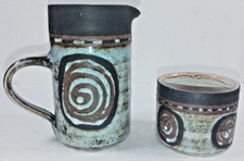 Briglin Pottery Jug/Bowl/Jam