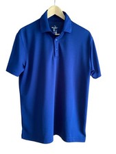 🔥Men’s Stuburt Golf Polo Shirt, Deep Blue Immaculate Condition! 🔥