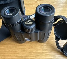 RSPB 8 X 32 Binoculars Waterproof, Phase coated, 7.5deg, dioptic, + carry case 