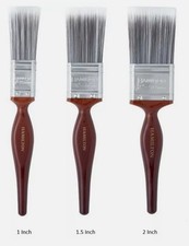 Hamilton Perfection Pure Synthetic Decorator Paint Brushes- 3 Piece Brush Set