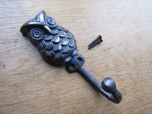 Rustic iron vintage coat - , hook
