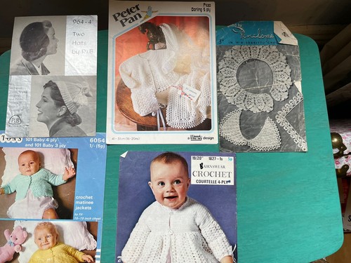 Vintage crochet baby ladies - vintage,