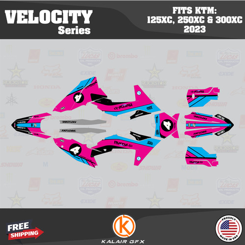 Graphics kit for ktm - graphics, 2-stroke