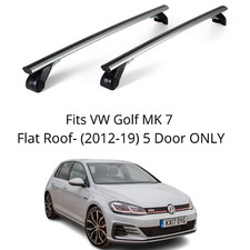 Premium Roof Rack Bars-Set of 2-For Volkswagen Golf MK 7 5DR 2012-19 AL303/244M