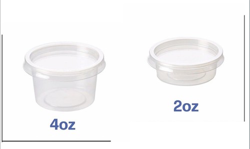 2oz 4oz sauce pots - &, with