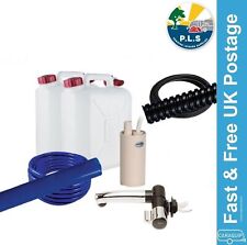 Plumbing Kit for Campervan Sink Tap Pump & 10L Water Containers Suit Smev CV1810