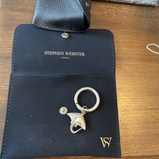 Stephen Webster Sting Ray Sterling Silver Keyring