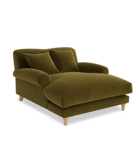Loaf crumpet loveseat chaise - crumpet,