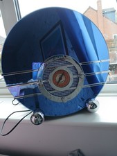 Spirit Of ST Loius Blue Mirror Art Deco Radio