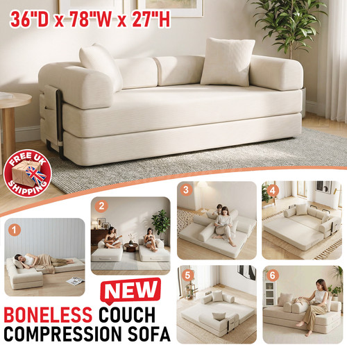 Space saving sofa bed - sofa,