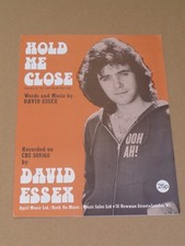 David Essex - Hold Me Close -  sheet music