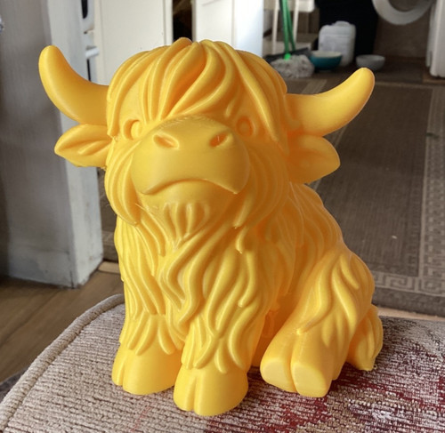 Latex mould highland cow to - highland,