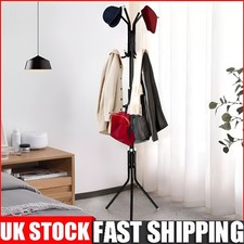 Multi Hook Metal Coat Hat Rack Tree Stand Clothes Bag Hanger Organizer for Home
